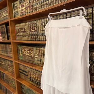 Elegant White Wedding Niqab (New)